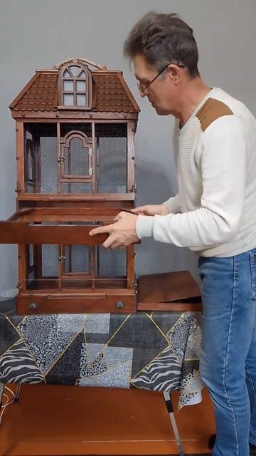 Клетка для птиц своими руками. смотреть онлайн