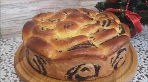 Пирог с маком РОЗА рецепт. Пышная домашняя выпечка БЕЗ СЛИВОЧНОГО МАСЛА