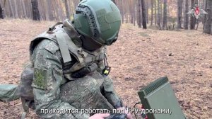 Боевая работа военных связистов ГрВ «Север»