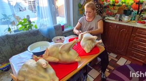 Сельская Жизнь,Алтай,Убрала индюшек