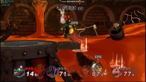 SUPER SMASH REX - King K. Roll vs Phantom Ganon vs Black Knight vs Dry Bowser