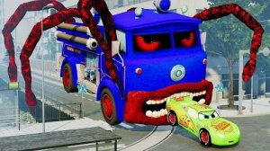 Эпический побег от Пожирателя Молний Маккуина｜BeamNG.Drive