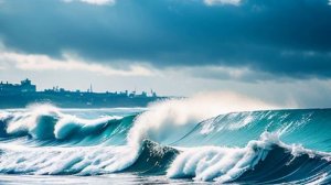 Звук природы.  Океанских волны от бесоницы