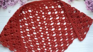 МК Узор для шали крючком