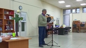 15.11.2025. Литературно - музыкальный клуб "Голоса друзей" Стихи читает Накаряков Александр.