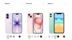 СРАВНЕНИЕ IPhone 17 //  15 // 11 ? // СТОИТ ЛИ МЕНЯТЬ?// ЧТО ВЫБРАТЬ?