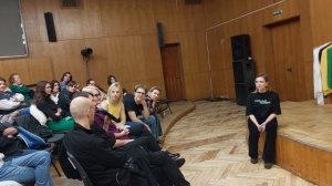 Клуб "Актерский карандаш". Встреча с Дарьей Рокс, руководителем  playback-театра Ракурс. часть 1.