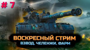 Воскресный стрим.  Мир танков.