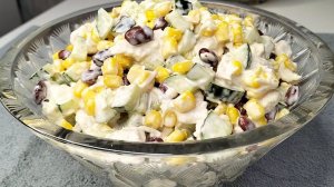 Два салата из фасоли один вкуснее другого!🥗