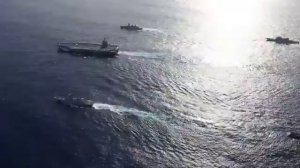 Авианосная ударная группа USS Gerald R. Ford вошла в Карибское море в связи с Венесуэлой, 16.11