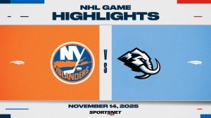 15.11.2025 | ОБЗОР МАТЧА | Юта Мамонт - Нью-Йорк Айлендерс | Highlights