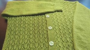 АЖУРНЫЙ ДЖЕМПЕР СПИЦАМИ __ КРАТЕНЬКО