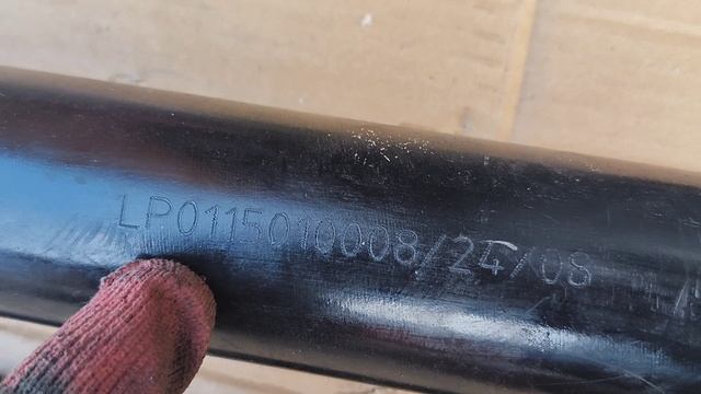 Установка более мощного цилиндра рукояти  взамен штатного на мини экскаватор Rippa 319