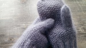 Как связать варежки из мохера