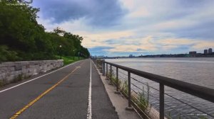 🗽 🌅 Нью-Йорк, США - прогулка на закате вдоль реки Гудзон / 2025