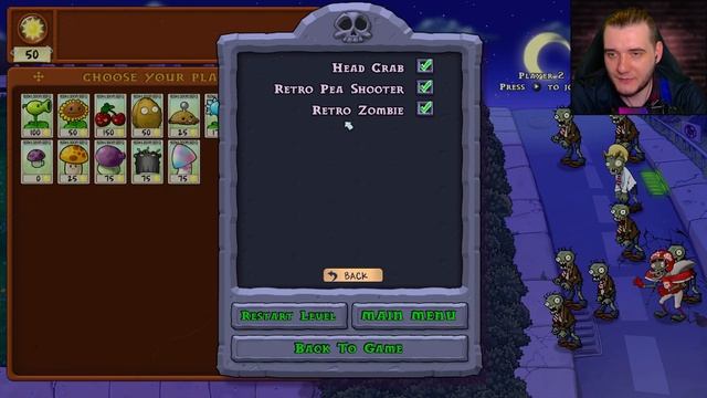 Plants vs. Zombies Replanted - Полное Прохождение Ночи #2 смотреть онлайн