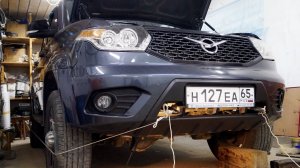 ТЕПЕРЬ  он едет , ПРЯМО ... УАЗ ПАТРИОТ