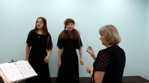 Мастер-класс «Работа над двухголосием в малой форме ансамбля (дуэт)» Автор. песня Поэтическая Русь