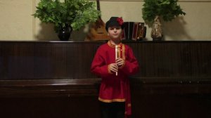 ГБОУ Школа 630 Ансамбль "Весёлый наигрыш" солист Черных Алексей "Тишина за Рогожской заставою"