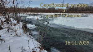 Серебряный родник и речка Силинка 16.11.2025