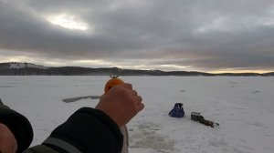 Рыбалка 2024-25 / Щука на жерлицы / На озере Иремель / Хороших щук поймали мы