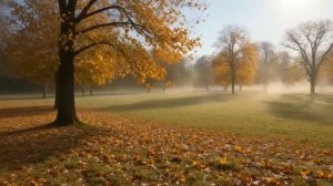 Песня про позднюю осень.Видео сделано при помощи Искусственного интеллекта.