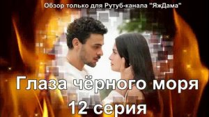 Впечатления от 12 серии турецкого сериала "Глаза чёрного моря"