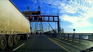 Съезд с внутреннего кольца на Октябрьскую набережную