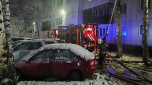 Три человека пострадали в результате пожара в многоквартирном доме в Томске