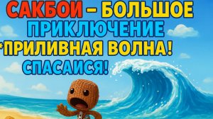🌈Сакбой Большое приключение —Уровень 47 “ПРИЛИВНАЯ ВОЛНА”! 🌊 Спасайся кто может!