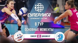 Енисей  - Динамо Краснодар  | 8 тур | Основные моменты | Суперлига 2025-2026
