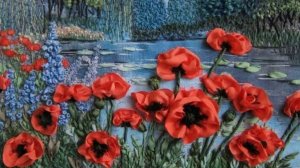 Шёлковая симфония: узоры лентами