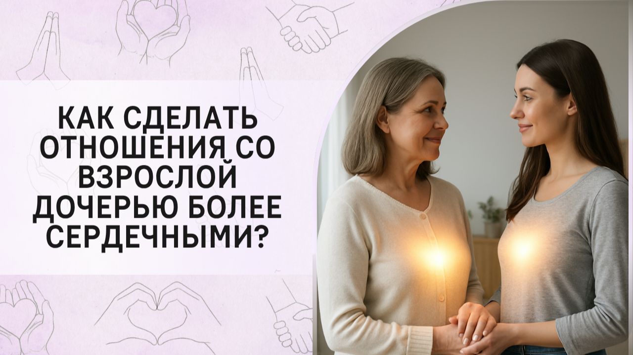Как сделать отношения со взрослой дочерью более сердечными?