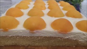 Пирожное с АБРИКОСАМИ ЯИЧНИЦА ГЛАЗУНЬЯ нежный легкий тающий во рту десерт