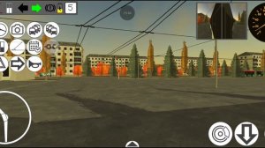 Micro-Trolleybus Simulator. Старый город. Поездка по маршруту №5