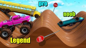 Сможет ли монстр трак проехать по бездорожью в гта 5 ? - эксперимент в gta 5