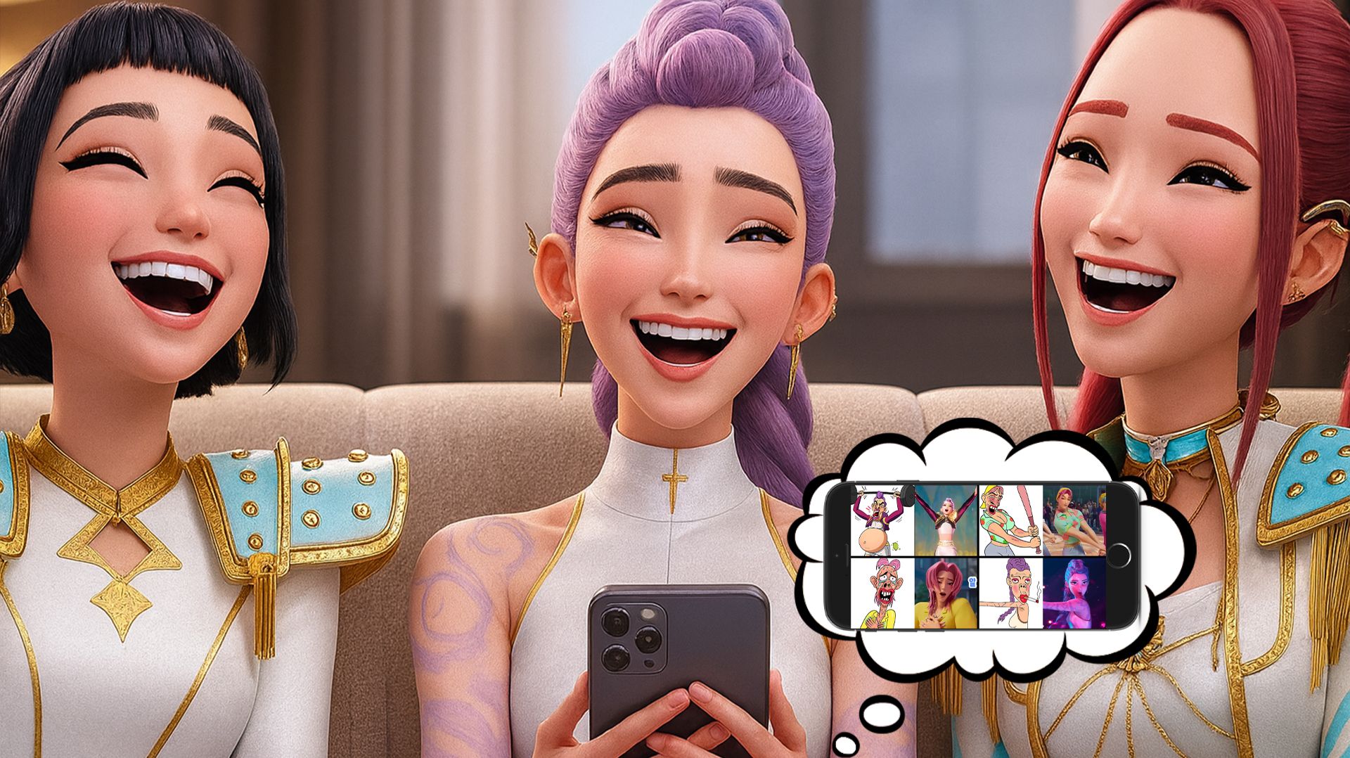 Ultimate KPop Demon Hunters Drawing Meme