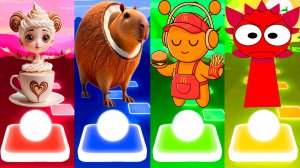 БАЛЕРИНА КАПУЧИНО 🆚 БУРБАЛОНИ ЛУЛИЛОЛИ 🆚 СПРУНКИ МАКДОНАЛЬДС 🆚 КРАСНЫЙ СПРУНКИ | Tiles Hop №288