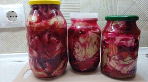 капуста пелюска (кусками со свеклой)