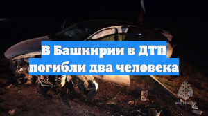 В Башкирии в ДТП погибли два человека