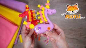 Лошадка из фетра Пуговка — необычный авторский мастер-класс / Символ 2026 года своими руками