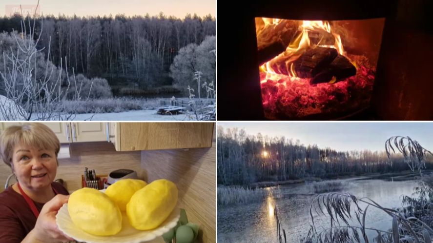 В СУББОТУ БЫЛИ В БАНЕ. А ЧЕМ ЗАНИМАЛИСЬ В ВОСКРЕСЕНЬЕ? БИЛИ МАСЛО И ВАРИЛИ КОФЕ.