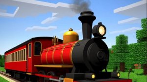 Поезд в майкрафте