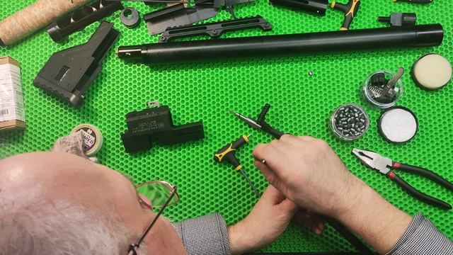 Крюгерган Снайпер 6,35 мм. В пластике, задний взвод. смотреть онлайн