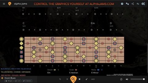 Slow & Heavy Jam Track _ Black Sabbath Style Guitar Backing Track in E Minor (DRY MIX)