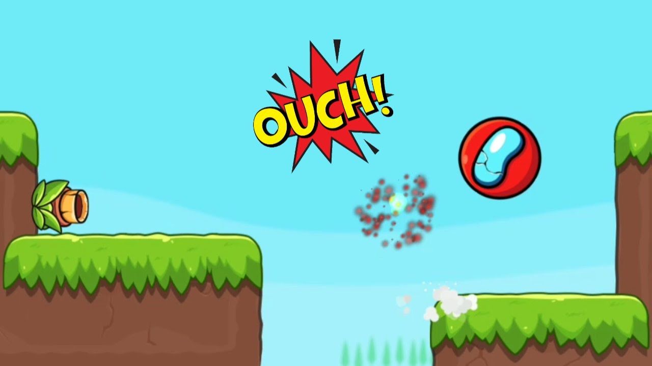 Красный Шар в игре Bounce Ball 6 Уровни 21-25 смотреть онлайн