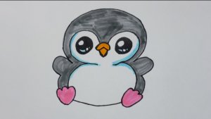 Как нарисовать ПИНГВИНА. Рисуем Вместе.