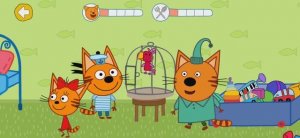 Три Кота Мультфильм Игра Кафе для котиков.