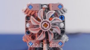 Создавайте двигатели Lego Technic. V6, рядные, плоские, X12, W16, радиальные + тестовые