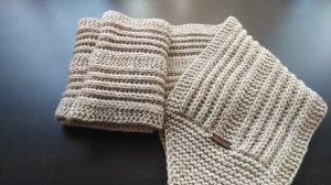 МУЖСКОЙ ШАРФ СПИЦАМИ_МОИ НОСОЧКИ